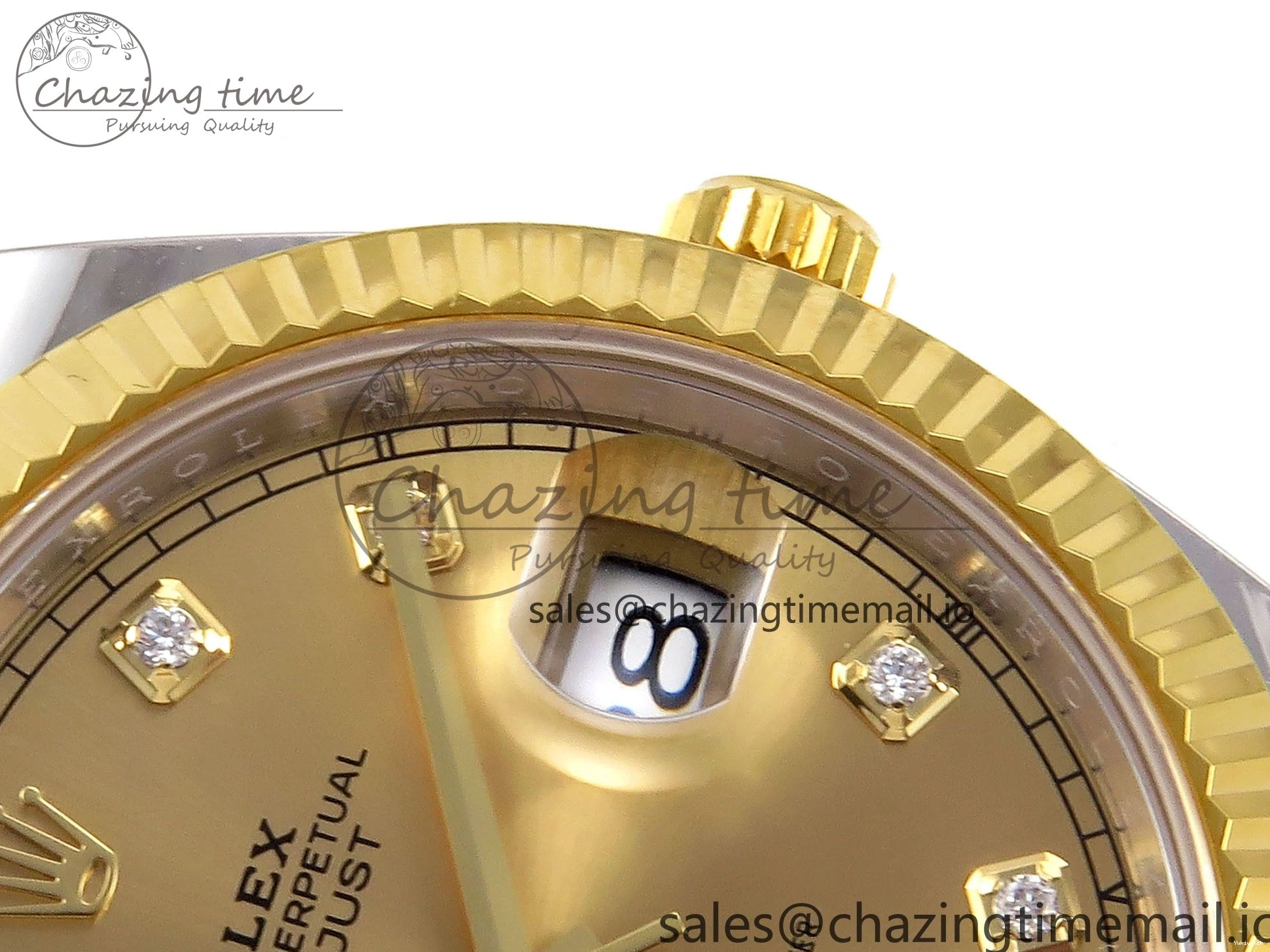 904L Edition SS on SH3235 (Gain Best Dial ARF YG 1:1 Diamonds Bracelet Weight) YG Steel DateJust 41 Jubilee 0516